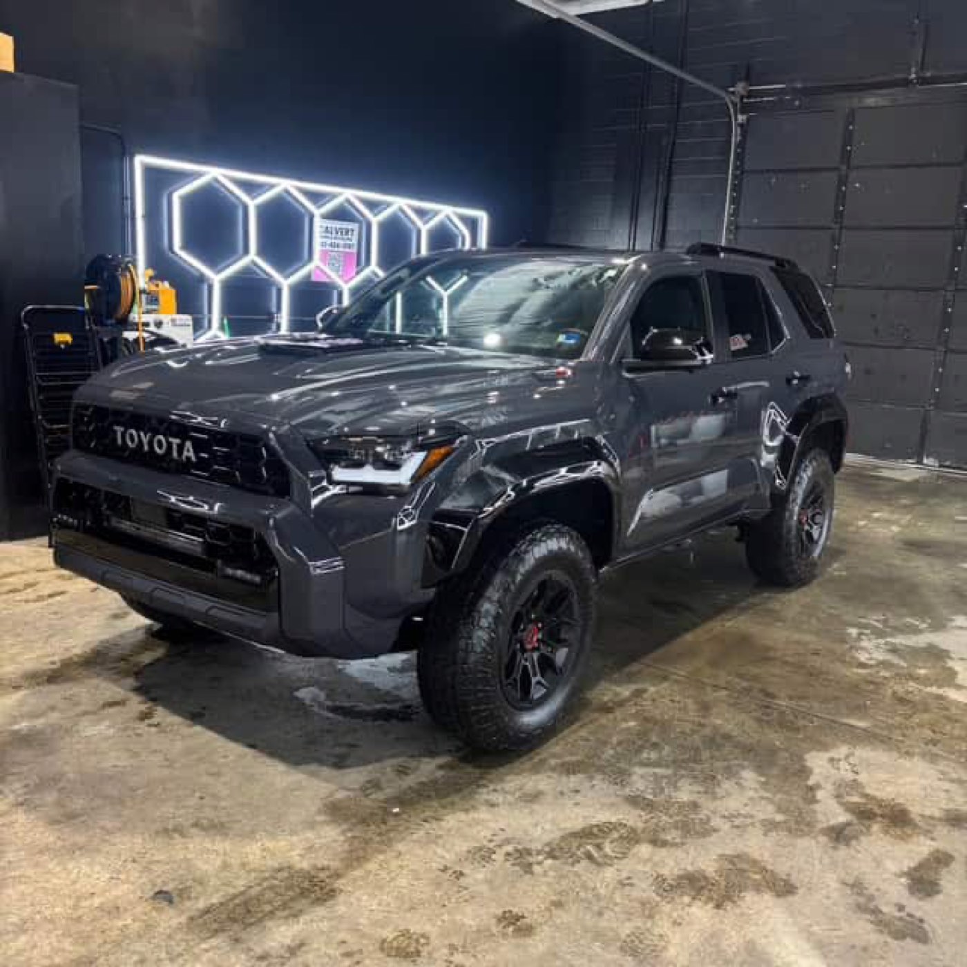 Tinted Toyota 4Runner in the Calvert Mobile shop